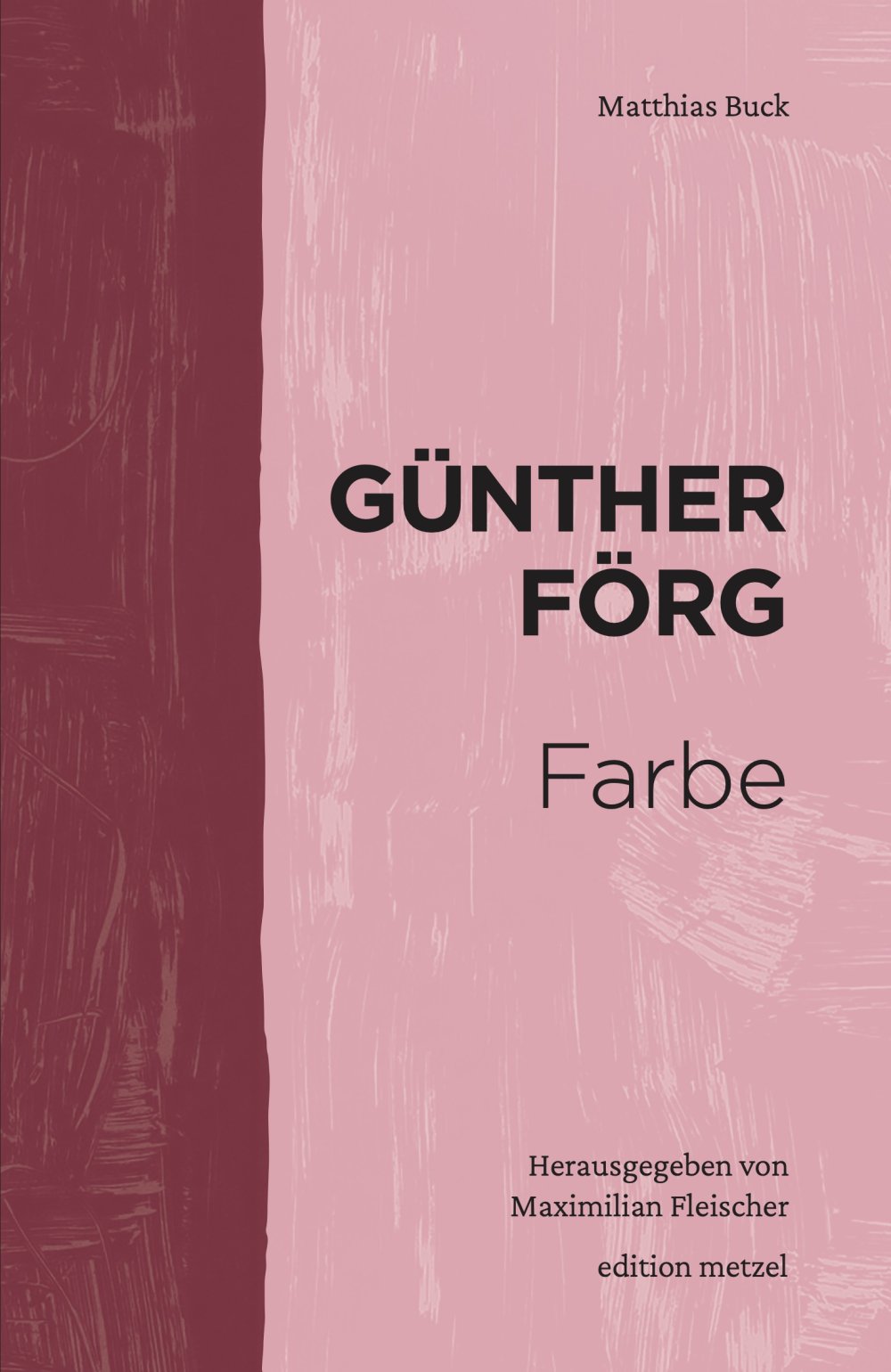 cover: Günther Förg – Farbe
