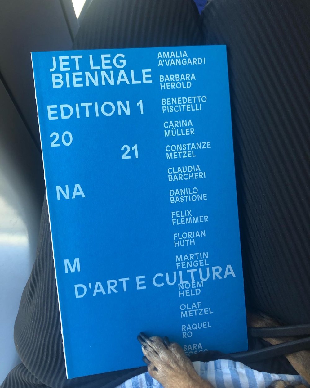 cover: JET LEG – Biennale d'arte e cultura