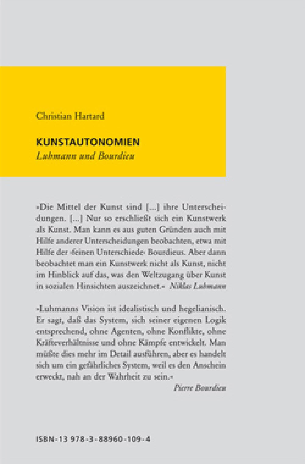 Inhalt: 978-3-88960-109-4