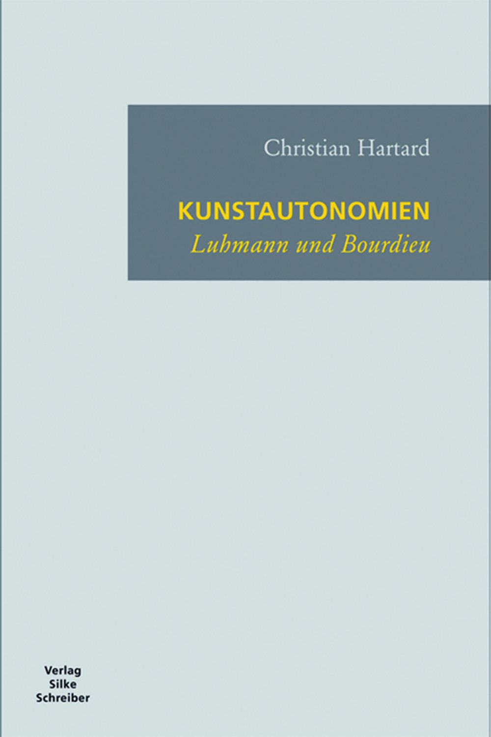 cover: Kunstautonomien